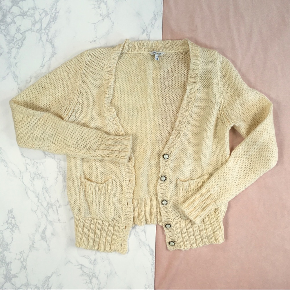 Forever 21 Loose Cable Knit Cardigan